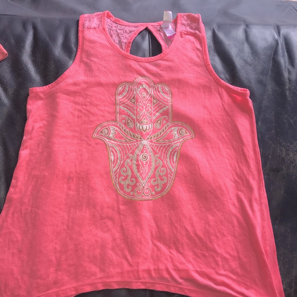 Hot pink tank
